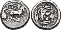 Tetradrachme 476/466 v. Chr. Sizilien Leontinoi Sehr schön