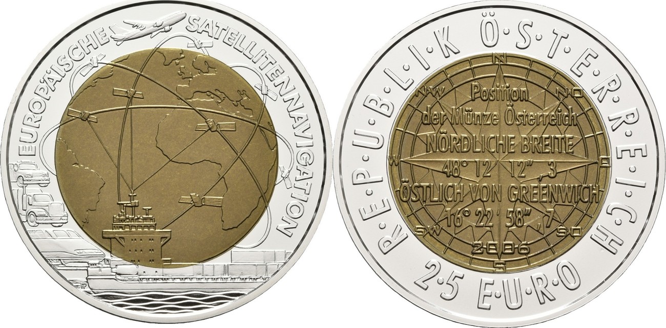 Österreich 25 Euro 2006 Republik OVP | MA-Shops