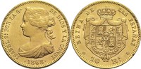 Spanien 100 Reales Isabella II.