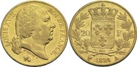 Frankreich 20 Francs Ludwig XVIII. 1814, 1815-1824