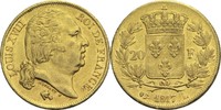 Frankreich 20 Francs Ludwig XVIII. 1814, 1815-1824