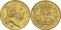 Frankreich 20 Francs Ludwig XVIII. 1814, 1815-1824
