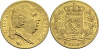 Frankreich 20 Francs Ludwig XVIII. 1814, 1815-1824