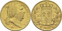 Frankreich 20 Francs Ludwig XVIII. 1814, 1815-1824