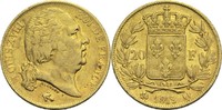 Frankreich 20 Francs Ludwig XVIII. 1814, 1815-1824