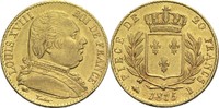 Frankreich 20 Francs Ludwig XVIII. 1814, 1815-1824