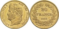 Frankreich 20 Francs Louis Philippe I. 1830-1848