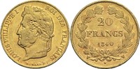 Frankreich 20 Francs Louis Philippe I. 1830-1848