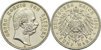 Sachsen 5 Mark Georg 1902-1904
