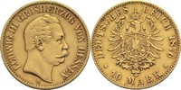 Hessen, Großherzogtum 10 Mark Ludwig III. 1848-1877