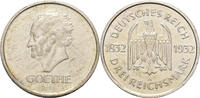 Weimarer Republik 3 Reichsmark Goethe -