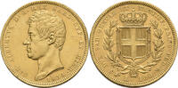 Italien Sardinien 100 Lire 1834, Genova Karl Albert 1831-1849 Kl. Rf., ss+