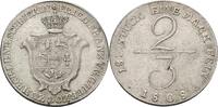 Mecklenburg-Schwerin 2/3 Taler 1808 Friedrich Franz I. (1785-1837) Kr., Rf., ss