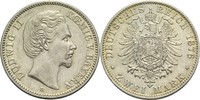 Bayern, Königreich 2 Mark Ludwig II. 1864-1886