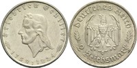 Drittes Reich 2 Mark "Friedrich Schiller"