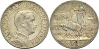 Italien 2 Lire Viktor Emanuel III. 1900-1946