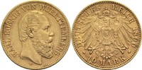 Württemberg, Königreich 10 Mark Karl 1864-1891