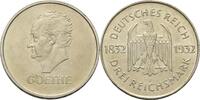 Weimarer Republik 3 Reichsmark Goethe -