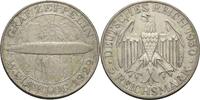 Weimarer Republik 5 Reichsmark Zeppelin -