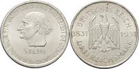 Weimarer Republik 3 Reichsmark Zum 100. Todestag des Freiherrn vom und zum Stein -