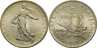 Frankreich 2 Francs 1915 3. Republik 1871-1940 vz+ 20,00 EUR  zzgl. 7,90 EUR Versand