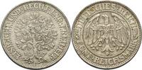 Weimarer Republik 5 Reichsmark Eichbaum -