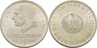 Weimarer Republik 5 Reichsmark Zum 200. Geburtstag von Gotthold Ephraim Lessing -