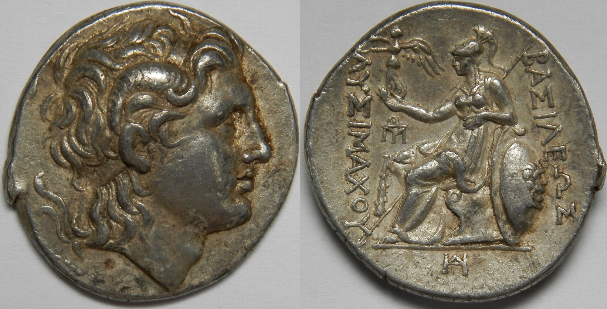 Kingdom of Thrace AR Tetradrachm 306281 BC Lysimachos aXF