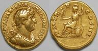 Roman Empire AV Aureus AD 121-123 Hadrian gVF