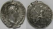 Roman Empire AR Denarius Hadrian -