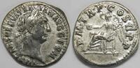 Roman Empire AR Denarius Trajan -