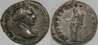 Roman Empire AR Denarius Trajan -