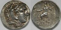 Kingdom of Macedon AR Tetradrachm circa 324-320 BC Alexander III (the Great) XF