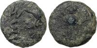 France Marseille, Bronze à la Minerve de face, inédit ? Bronze 49-25 BC. s