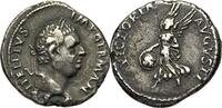 Roman Empire Rare et beau denier de Vitellius, Tarragone Denarius 69 AD. ss