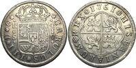 4 reales 1761 AD. Spain Espagne, Carlos III, 4 reales, Séville, 1761. Peu courante et très bel état ! ss+