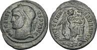 Roman Empire 309-312 AD. Maxence, 1/2 follis d'Ostie, peu courant ! g VF