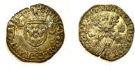 Weltmünzen Douzain aux croissants #10252 - 1551 H La Rochelle -