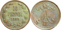 Weltmünzen 10 Pennia #18272 - Finlande 1889 TTB+ -