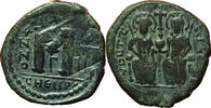 Antike Follis #12564 - Justin II et Sophie Théoupolis (Antioche) 576-578 15,13g 31,2 mm -