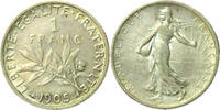 Frankreich 1 franc #211 - 1905 Semeuse TTB+ -