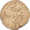Frankreich sol #11557 - Henri III Double sol parisis 2 e type 1584 Rouen -