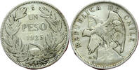 Weltmünzen 1 Peso #16629 - CHILIE Un 1925 TTB+ -