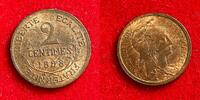 Frankreich 2 centimes #8072 - 1898 Dupuis SPL/FDC velour de frappe -