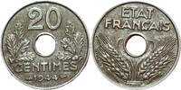 Frankreich 20 centimes #16552 -  1944 Fer TTB+/SUP  34,99 EUR  zzgl. 9,99 EUR Versand