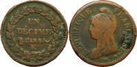 Frankreich  #18963 - Un d&eacute;cime AN8 K Bordeaux TB+/TTB  42,99 EUR  zzgl. 9,99 EUR Versand