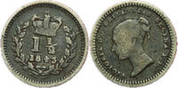Weltm&uuml;nzen 1 1/2 pence Royaume Uni  Victoria 1843 TTB #5456  32,99 EUR  zzgl. 9,99 EUR Versand