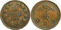 Weltm&uuml;nzen 10 Pennia Finlande  1876 TTB+ Belle qualit&eacute; - #5633  49,99 EUR  zzgl. 9,99 EUR Versand