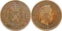 Weltmünzen 10 centimos #18424 - Espagne de Peseta 1875 TTB+/SUP -