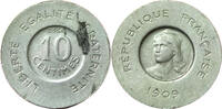 Frankreich 10 centimes #2028 - 1909 RUDE ESSAI SUP/SPL RARE -